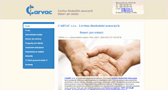 Desktop Screenshot of carvac.cz