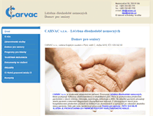 Tablet Screenshot of carvac.cz
